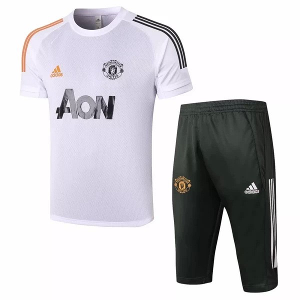 Entrenamiento Manchester United Conjunto Completo 2020/21 Blanco Negro